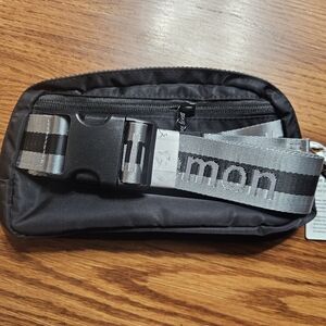 lululemon athletica Black and Gray Crossbody Bag